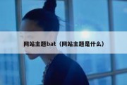 网站主题bat（网站主题是什么）