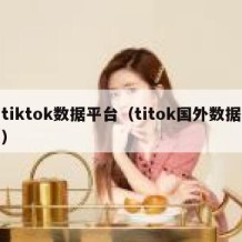 tiktok数据平台（titok国外数据）