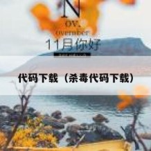 代码下载（杀毒代码下载）