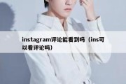 instagram评论能看到吗（ins可以看评论吗）