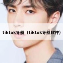 tiktok导航（tiktok导航软件）