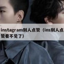 instagram别人点赞（ins别人点赞看不见了）