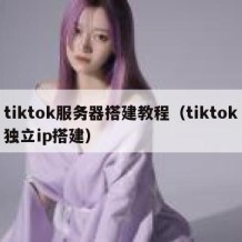 tiktok服务器搭建教程（tiktok独立ip搭建）