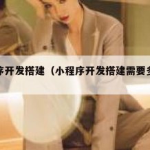 小程序开发搭建（小程序开发搭建需要多少钱）