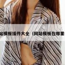 网站模板插件大全（网站模板在哪里找）