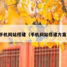 手机网站搭建（手机网站搭建方案）