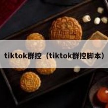 tiktok群控（tiktok群控脚本）