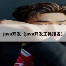 java开发（java开发工具排名）