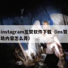 instagram互赞软件下载（ins赞助内容怎么弄）