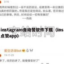 instagram自动赞软件下载（ins点赞app）