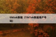 tiktok数据（TikTok数据用户号码）