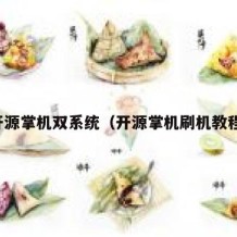 开源掌机双系统（开源掌机刷机教程）