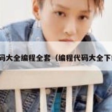 代码大全编程全套（编程代码大全下载）