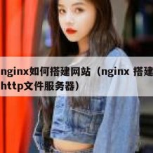 nginx如何搭建网站（nginx 搭建http文件服务器）