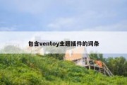包含ventoy主题插件的词条