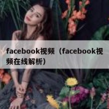 facebook视频（facebook视频在线解析）