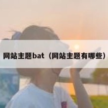 网站主题bat（网站主题有哪些）