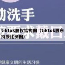 tiktok股权结构图（tiktok股东持股比例图）