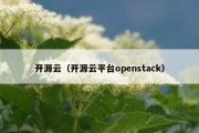 开源云（开源云平台openstack）