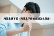 网站主题下载（网站上下载的主题怎么使用）