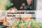 instagram评论限制（ins限制评论怎么办）