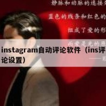 instagram自动评论软件（ins评论设置）