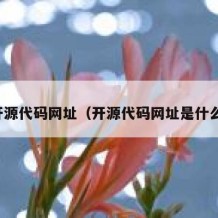 开源代码网址（开源代码网址是什么）