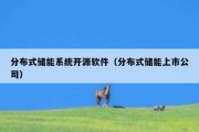 分布式储能系统开源软件（分布式储能上市公司）