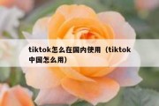 tiktok怎么在国内使用（tiktok中国怎么用）