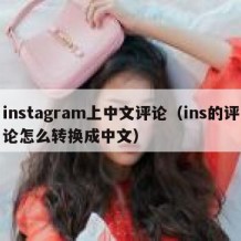 instagram上中文评论（ins的评论怎么转换成中文）