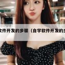 自学软件开发的步骤（自学软件开发的步骤是）