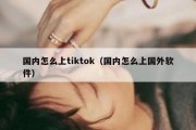 国内怎么上tiktok（国内怎么上国外软件）