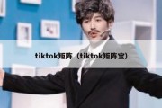 tiktok矩阵（tiktok矩阵宝）