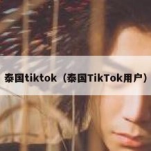 泰国tiktok（泰国TikTok用户）