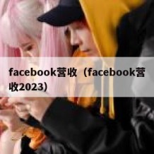 facebook营收（facebook营收2023）