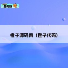 橙子源码网（橙子代码）