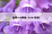 在线crm网站（crm 在线）