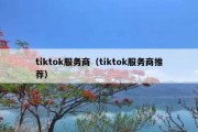 tiktok服务商（tiktok服务商推荐）