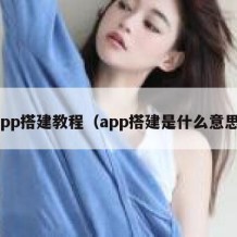 app搭建教程（app搭建是什么意思）