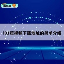 i91短视频下载地址的简单介绍