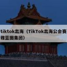 tiktok出海（TikTok出海公会赛雅蓝图集团）