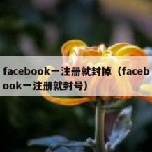 facebook一注册就封掉（facebook一注册就封号）