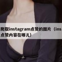 爬取instagram点赞的图片（ins点赞内容在哪儿）