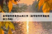 自学软件开发怎么找工作（自学软件开发能找到工作吗）