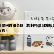 如何搭建网站服务器（如何搭建网站服务器卖虚拟写真）