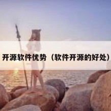 开源软件优势（软件开源的好处）