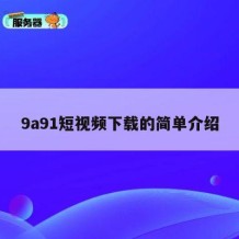 9a91短视频下载的简单介绍