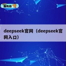 deepseek官网（deepseek官网入口）