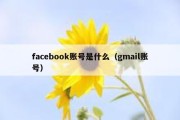 facebook账号是什么（gmail账号）