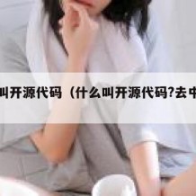 什么叫开源代码（什么叫开源代码?去中心化）